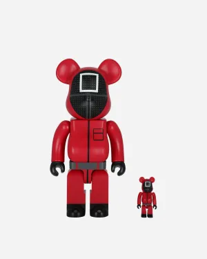 100%   400% Squid Game Guard Square Be@rbrick Multicolor