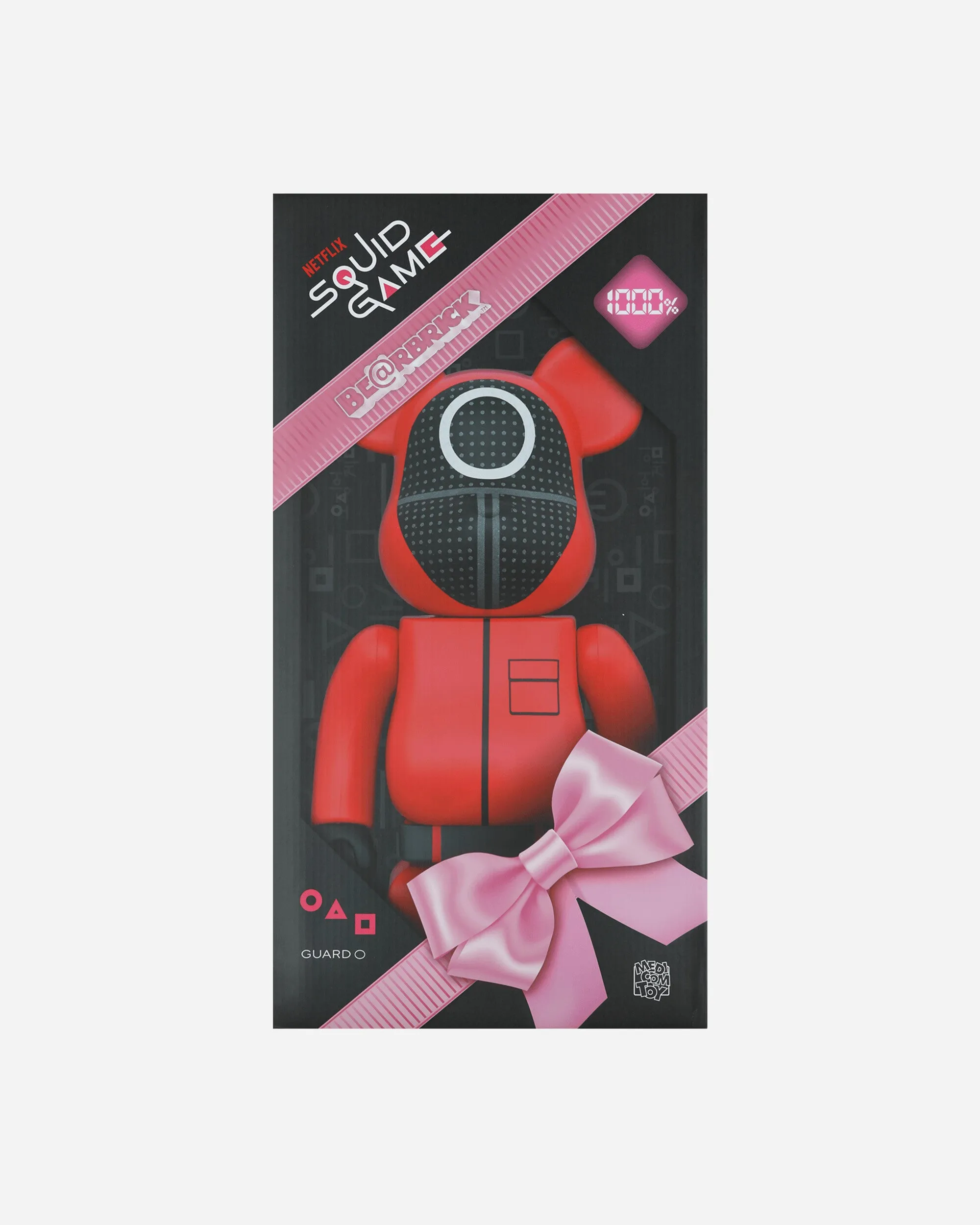 1000% Squid Game Guard Circle Be@rbrick Multicolor