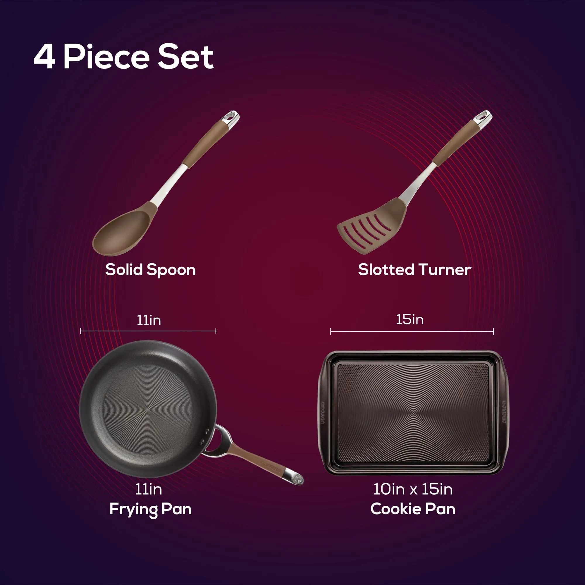4-Piece Weeknight Cookware Set