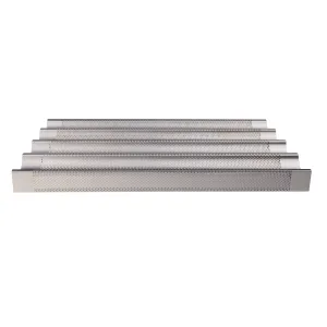 Agnelli Aluminum Microperforated Loaf Pan, 20.8 x 12.8-Inches