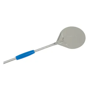 Agnelli Stainless Steel Small Round Pizza Peel, 7.8-Inches