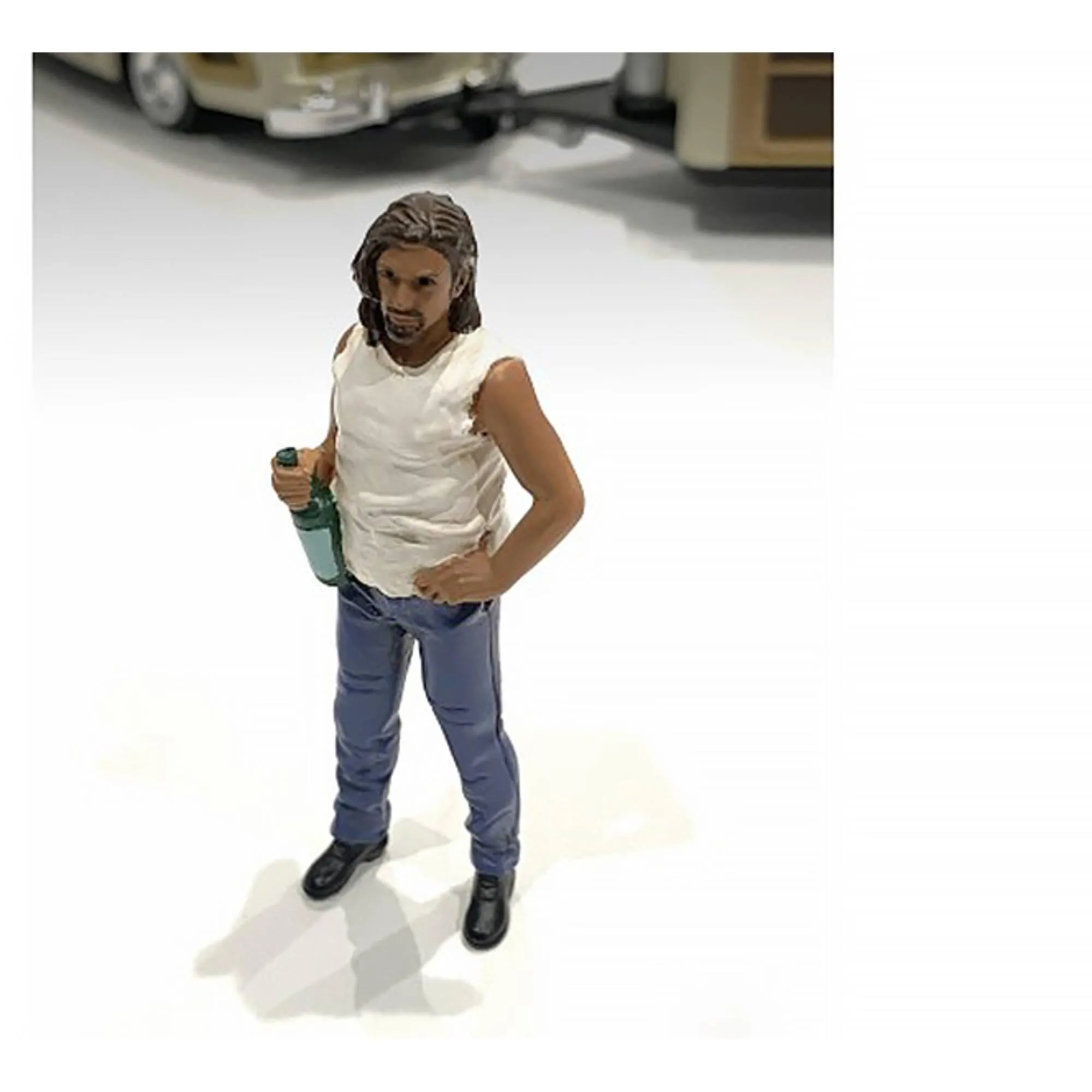 American Diorama Figure 3 - Campers Poly-Resin Material for 1/18 Scale Models