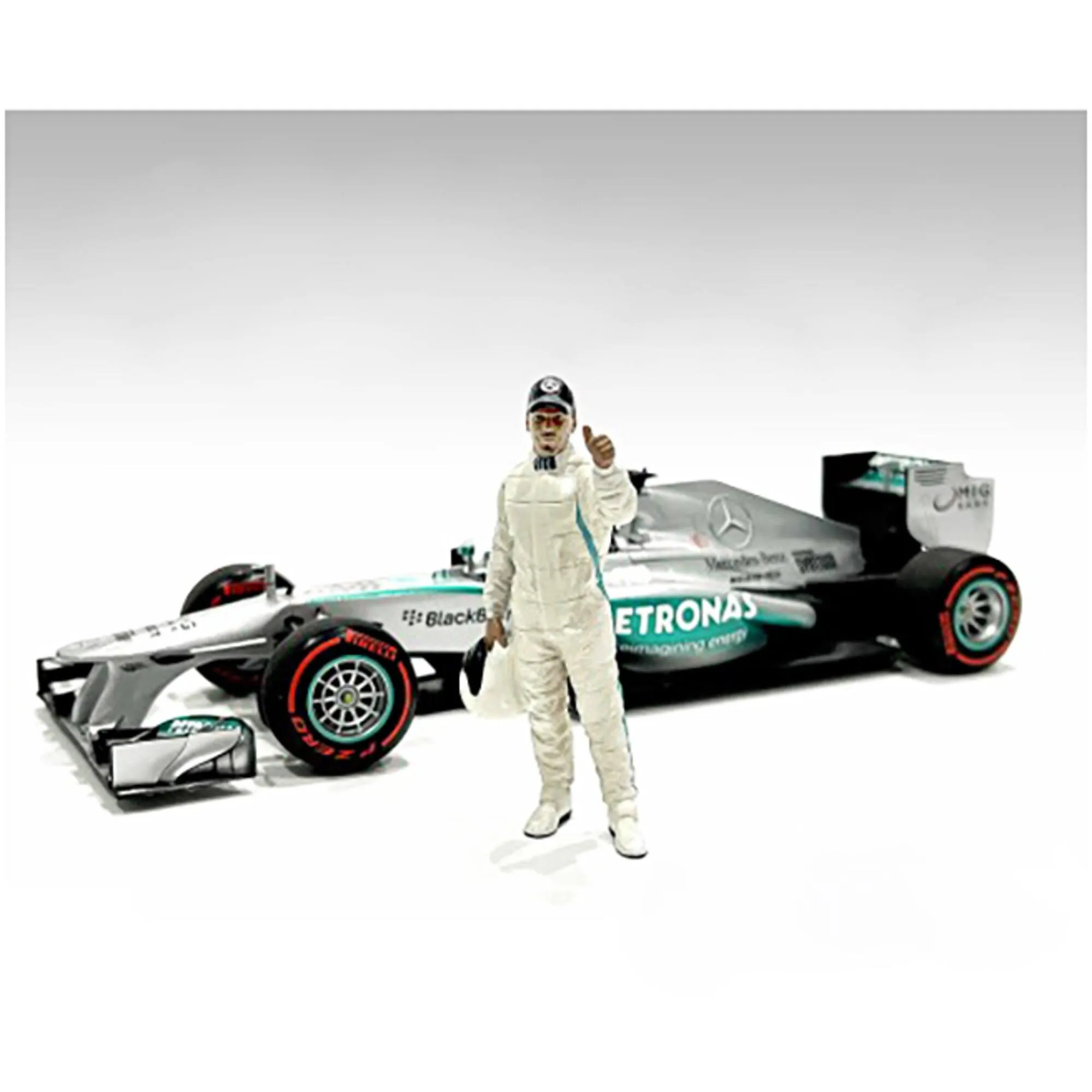 American Diorama Figures A and B Set - "Racing Legends" 2000's 1/18 Scale Models
