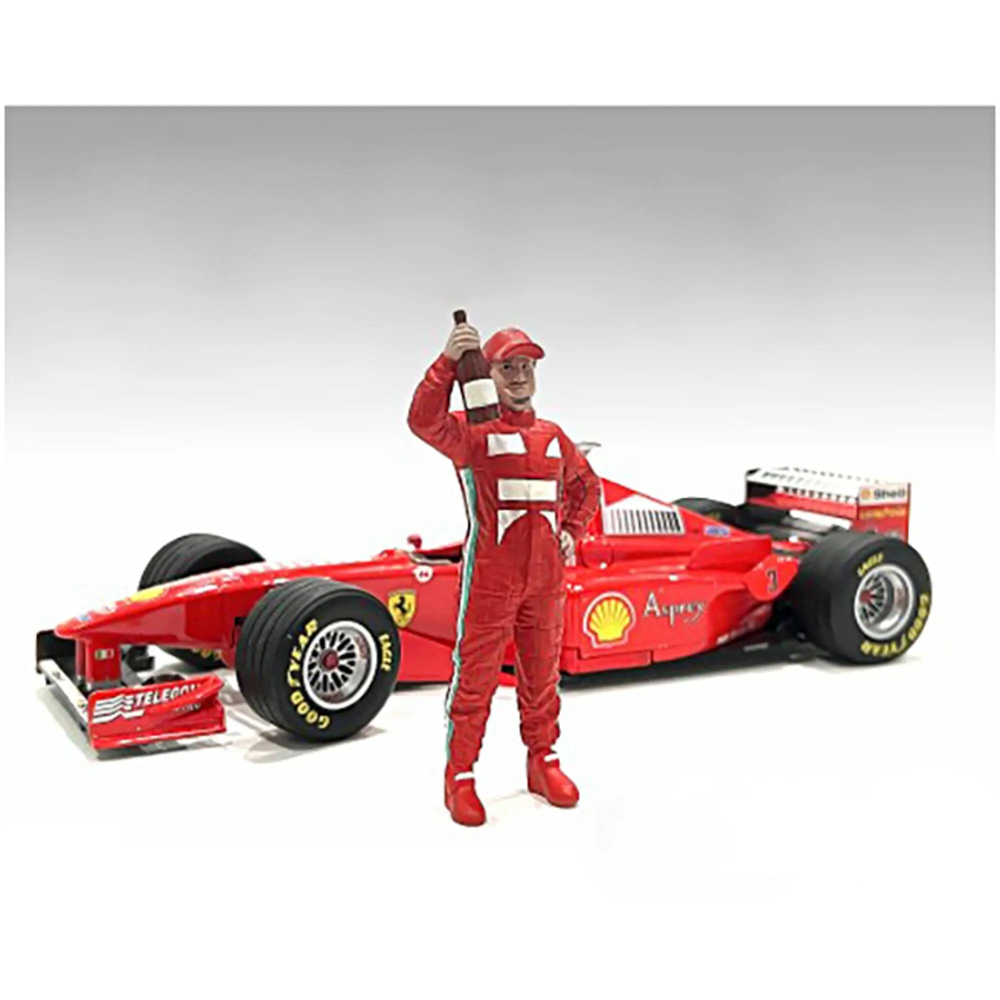 American Diorama Figures A and B Set - "Racing Legends" 2000's 1/18 Scale Models