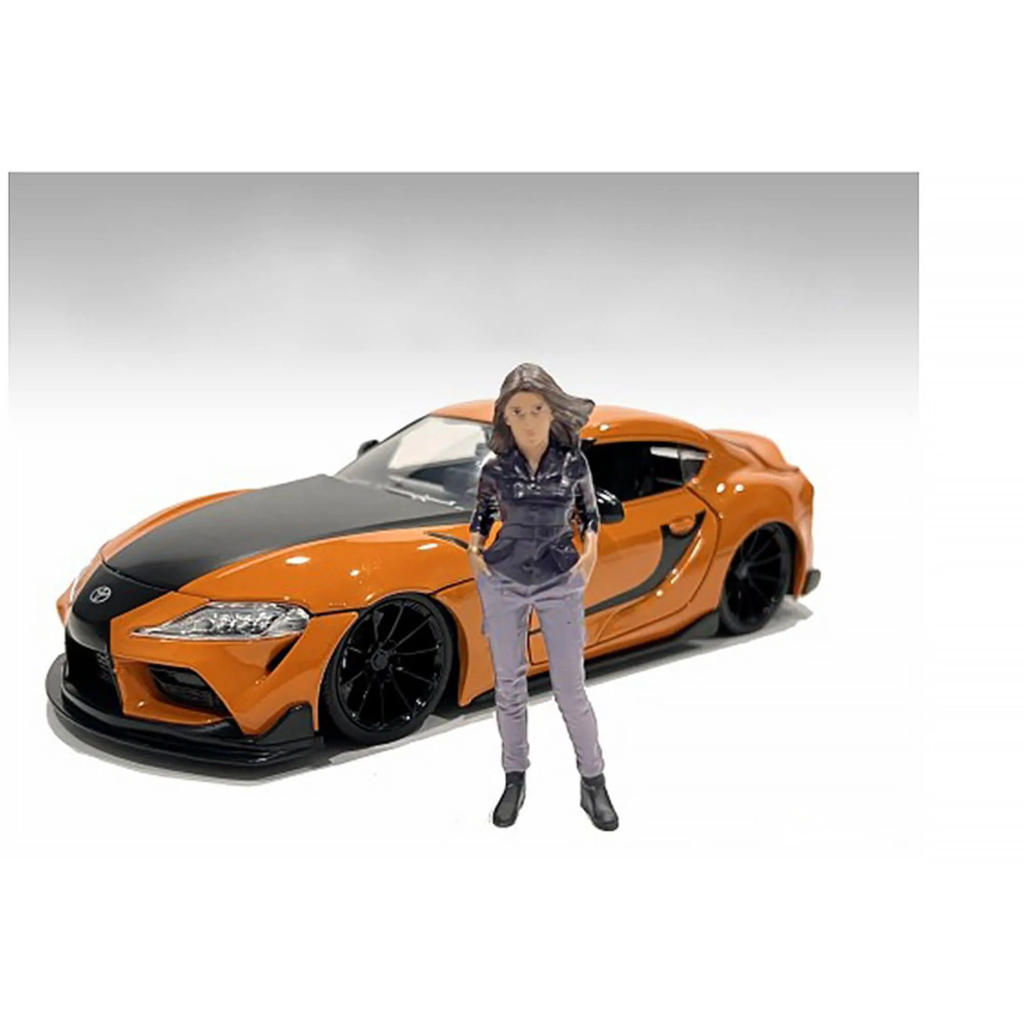 American Diorama Figurine 5 - Car Meet 3 Poly-Resin Material for 1/24 Scale Models