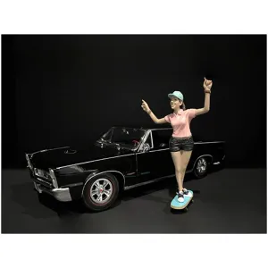 American Diorama Figurine - Skateboarder IV Polyresin Material for 1/24 Models