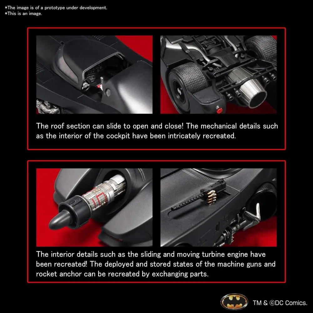 Bandai 1/35 Tim Burton's Batman Batmobile [Batman Ver.] Model Kit