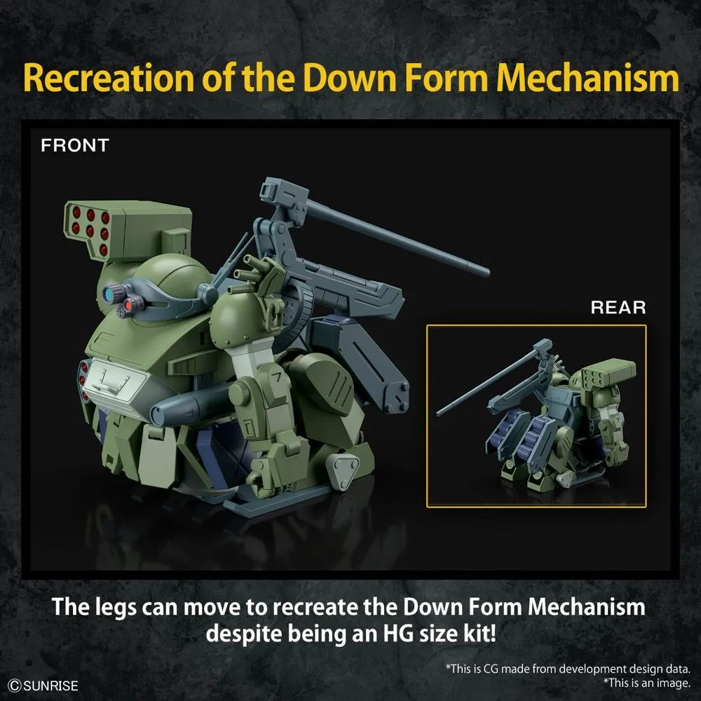 Bandai HG Armored Trooper Votoms: Shining Heresy (1994) ATM-09-DD Burglarydog Model Kit