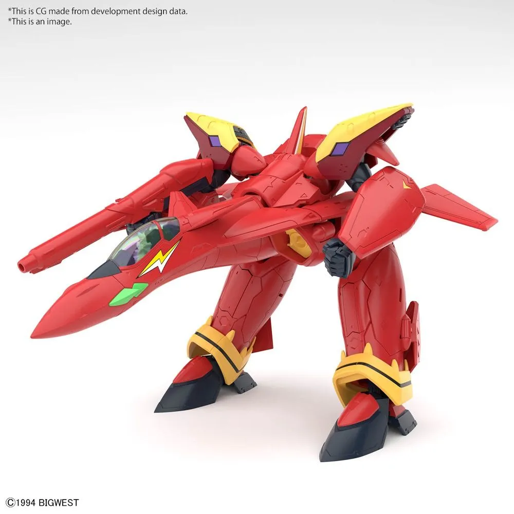 Bandai S.D.F. Macross HG 1/100 VF-19 Custom Fire Valkyrie with Sound Booster Model Kit