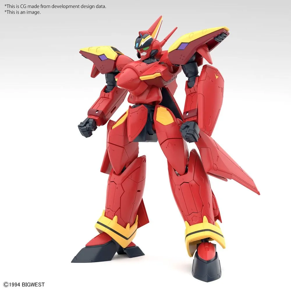Bandai S.D.F. Macross HG 1/100 VF-19 Custom Fire Valkyrie with Sound Booster Model Kit