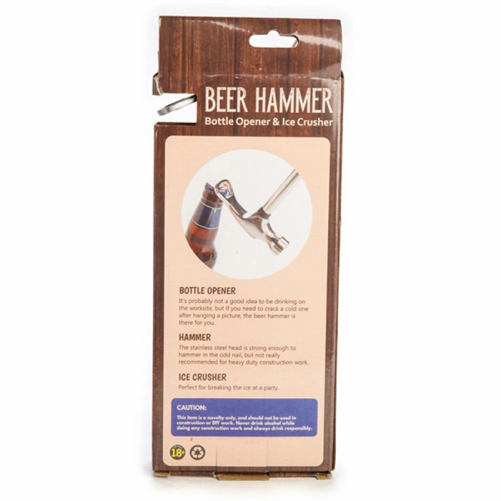 Beer Hammer Bottle Opener & Ice Crusher