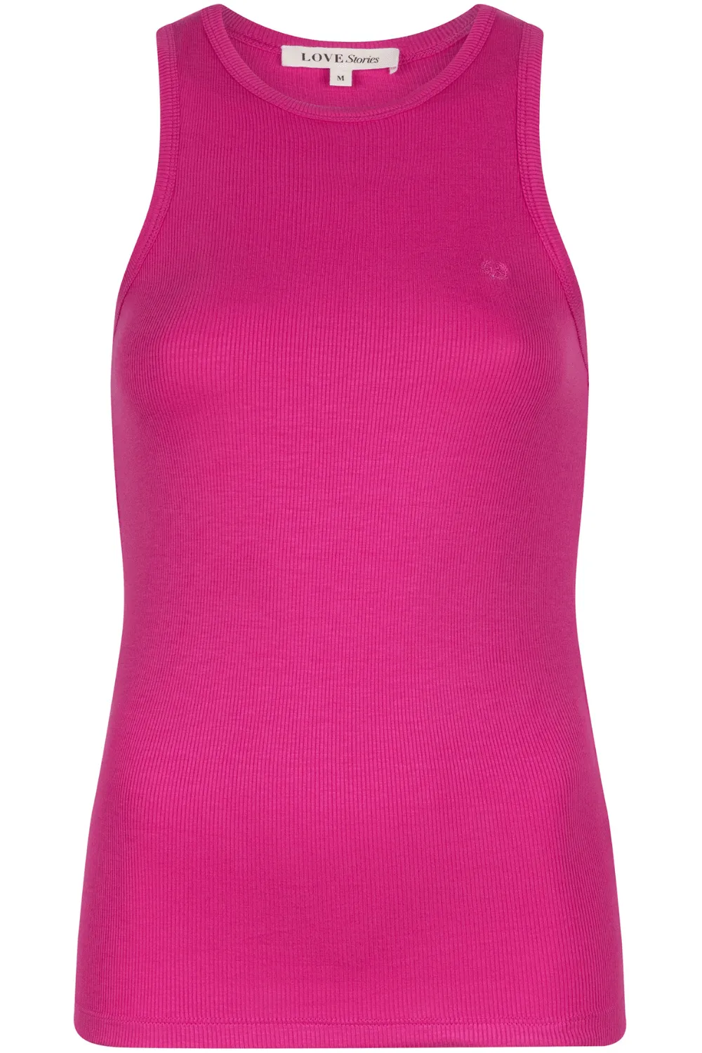 Bella Ribbed Tank Top Pink