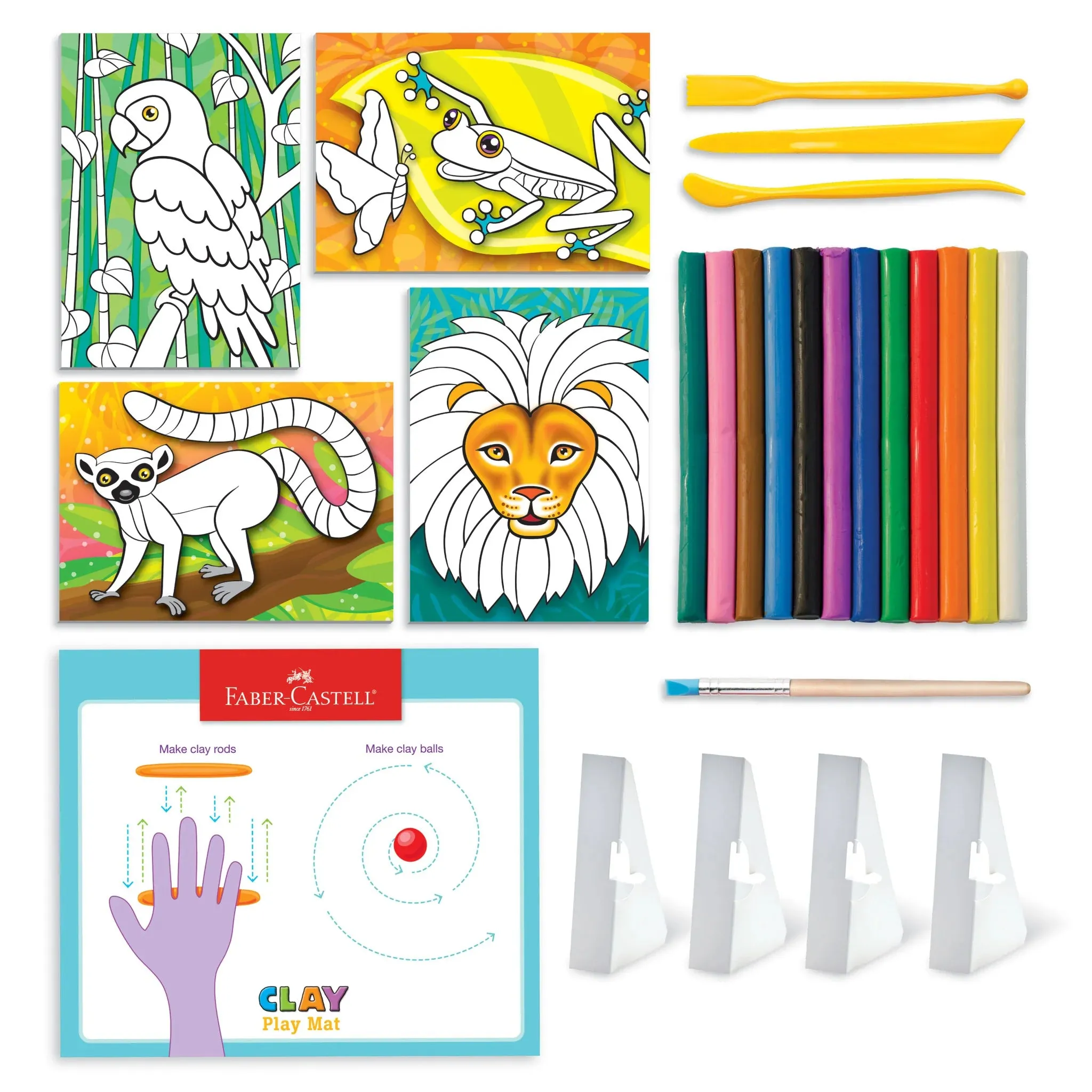 Coloring with Clay