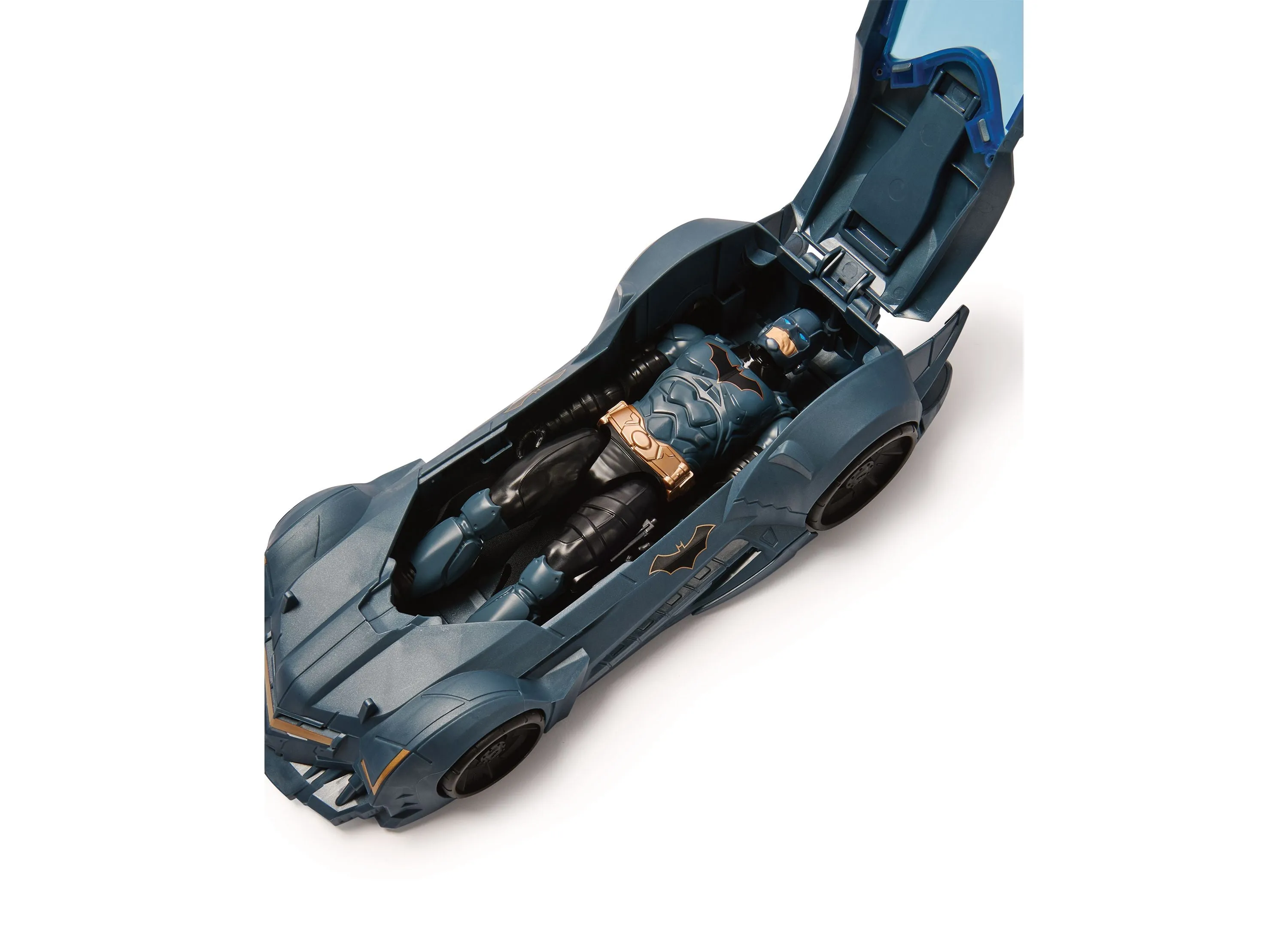 DC Comics Batman 4-Inch Shadow Guardian Batmobile with Action Figure