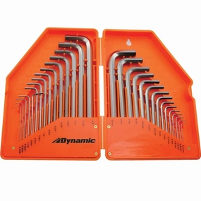 DYNAMIC TOOLS D043206 30 PCS "L-SHAPED" REGULAR HEX WRENCH SET 0.028" - 3/8" / 0.7 - 10MM