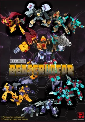 Fansproject LER-08 Beastructor Action Figure Set of 6