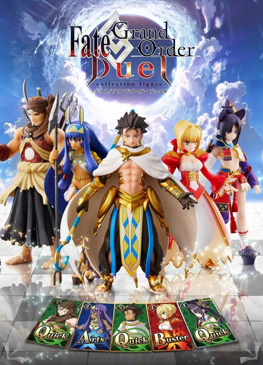 Fate Grand Order Duel Collection Figure Fourth Release Vol 4 Trading Figures Box Set of 6