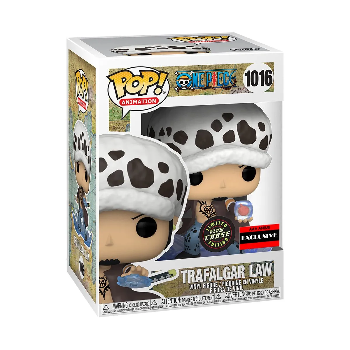 Funko Pop #1016 One Piece Trafalgar Law AAA Exclusive CHASE Edition