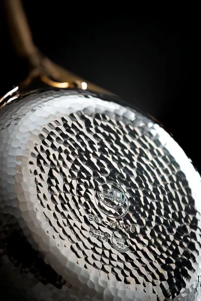 GNT Series  Pure Solid Silver Frying Pan