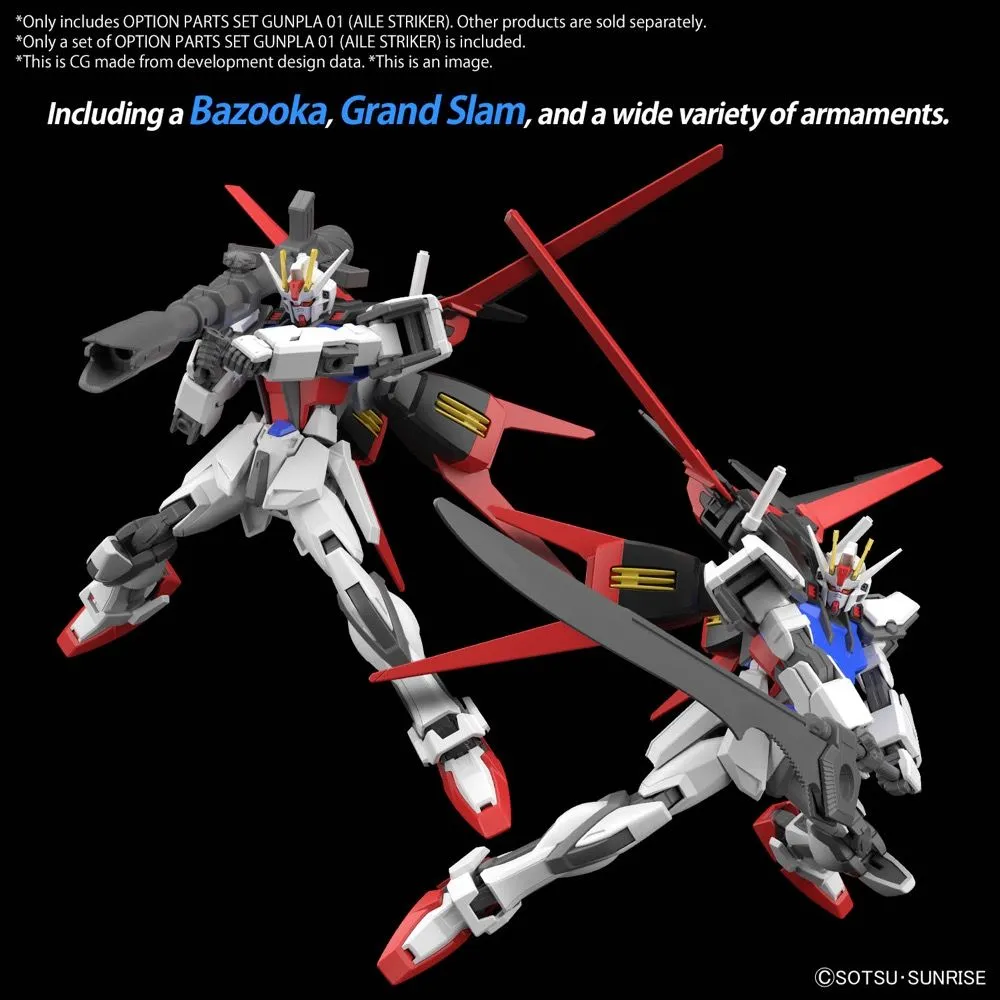Gundam 1/144 Gunpla Option Parts Set 01 (Aile Striker) Model Kit