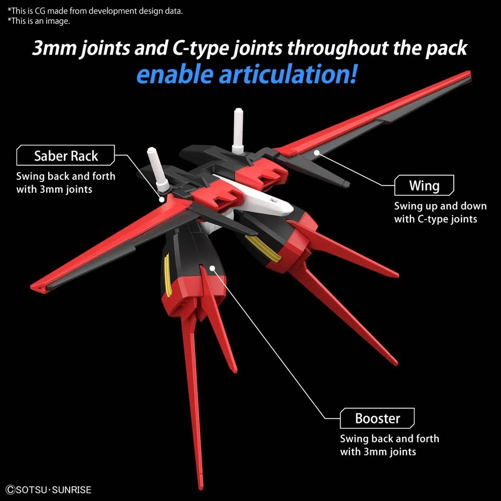 Gundam 1/144 Gunpla Option Parts Set 01 (Aile Striker) Model Kit