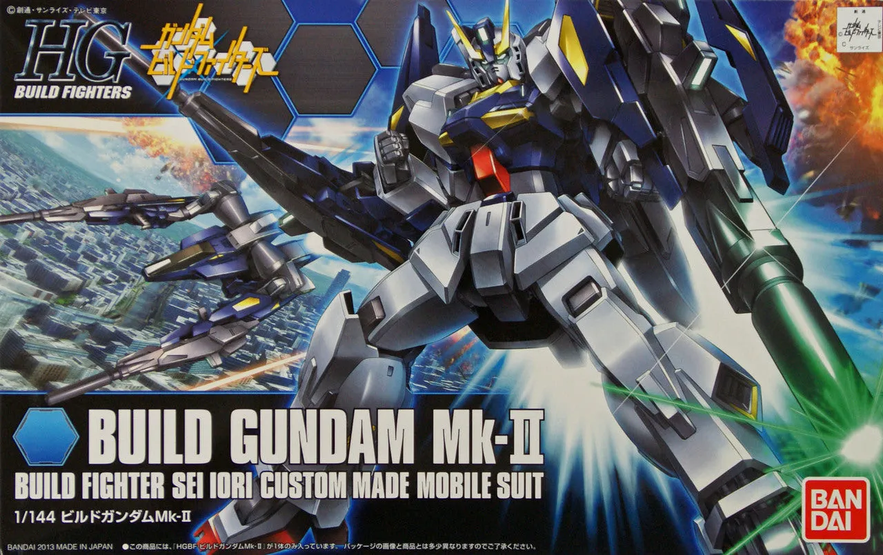 Gundam 1/144 HGBF #004 RX-178B Build Gundam Mk-II Model Kit