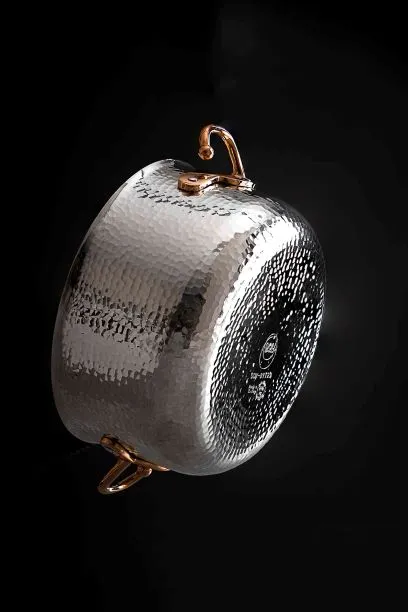 GYT Series  Pure Solid Silver Stew Pot
