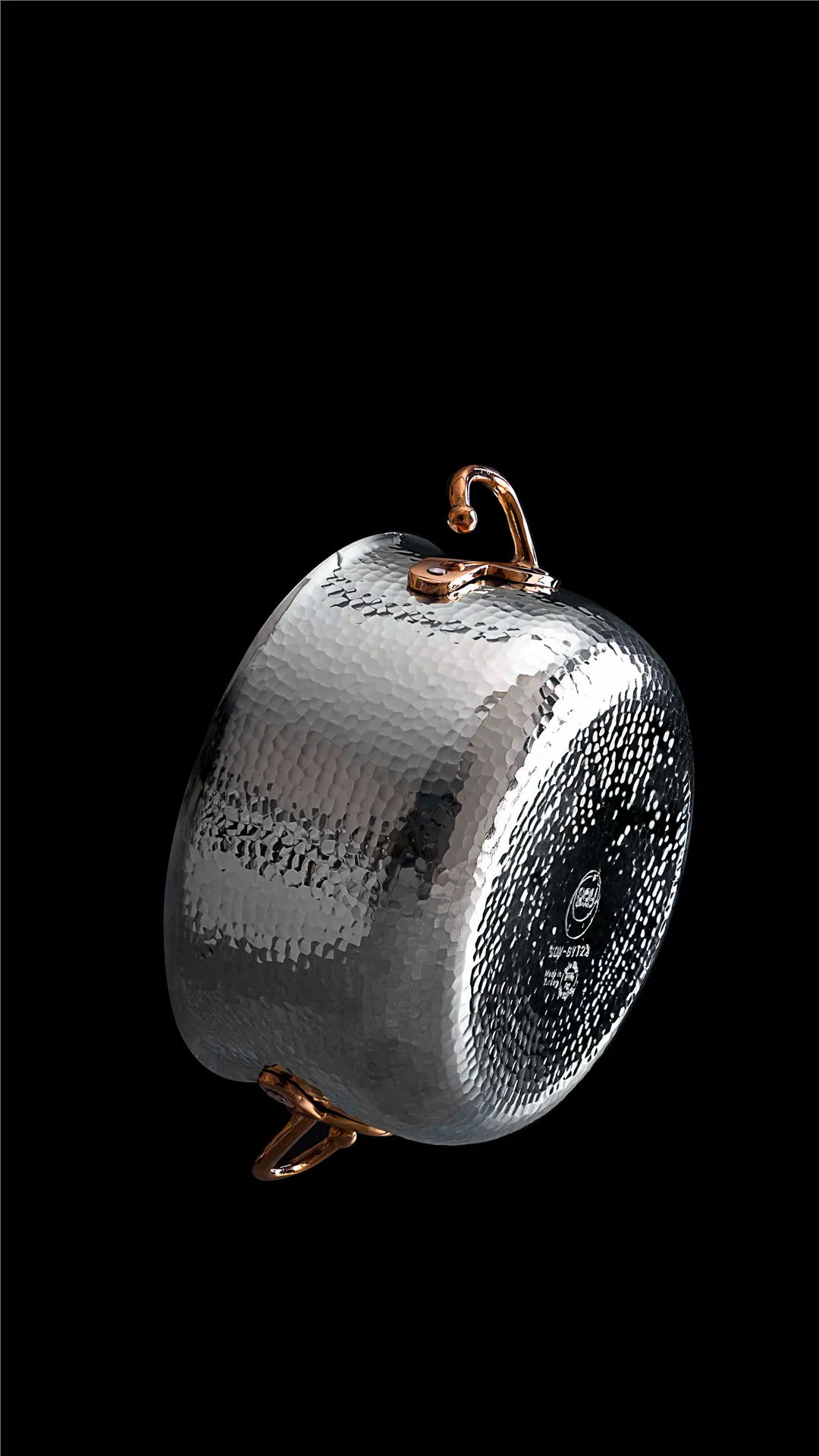 GYT Series  Pure Solid Silver Stew Pot