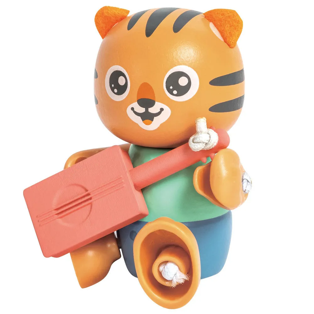 Hape Milo & Melody Tiger Duo Musical Playset