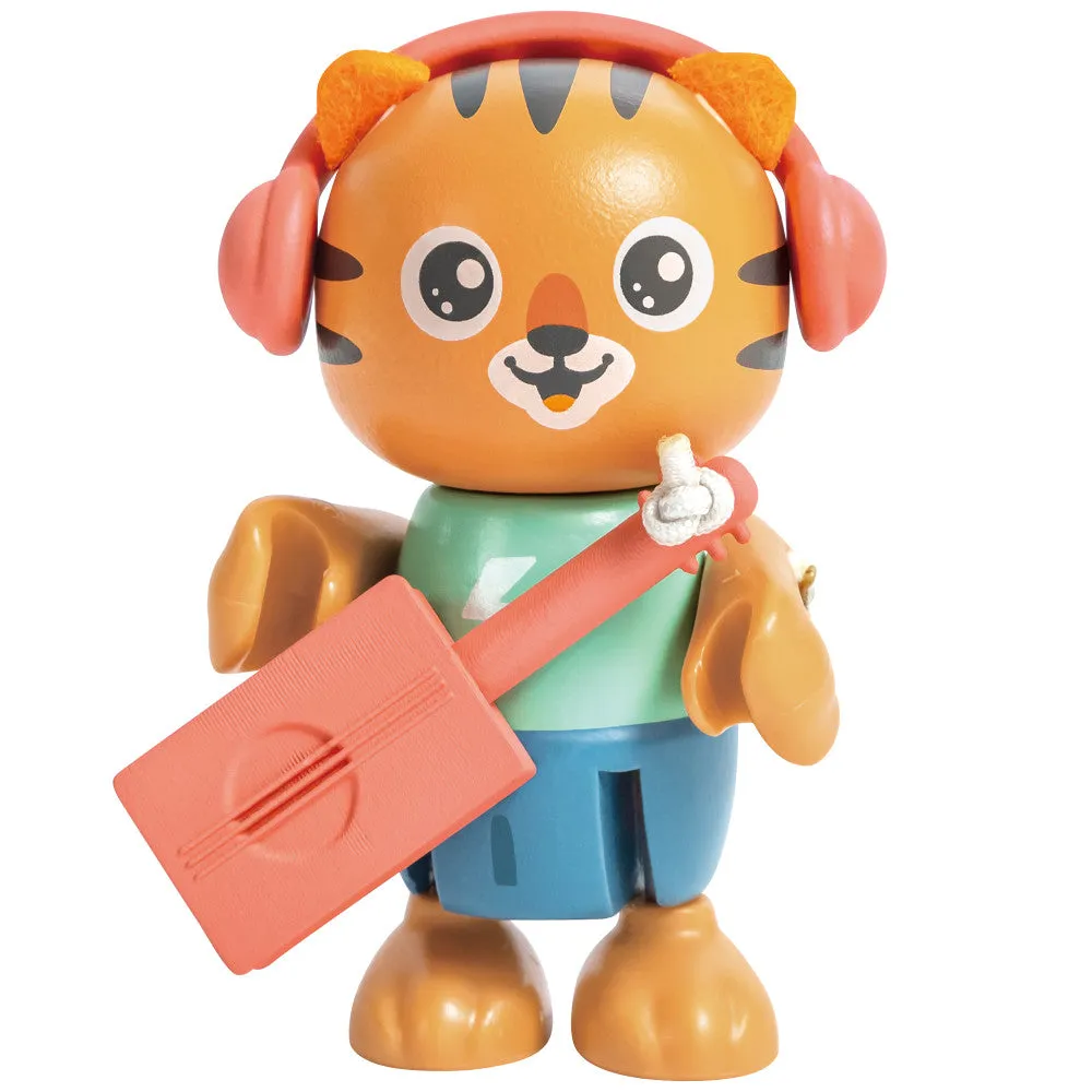 Hape Milo & Melody Tiger Duo Musical Playset
