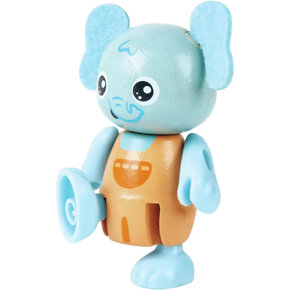 Hape Wonderland Elephant Family Playset with Articulated Figurines