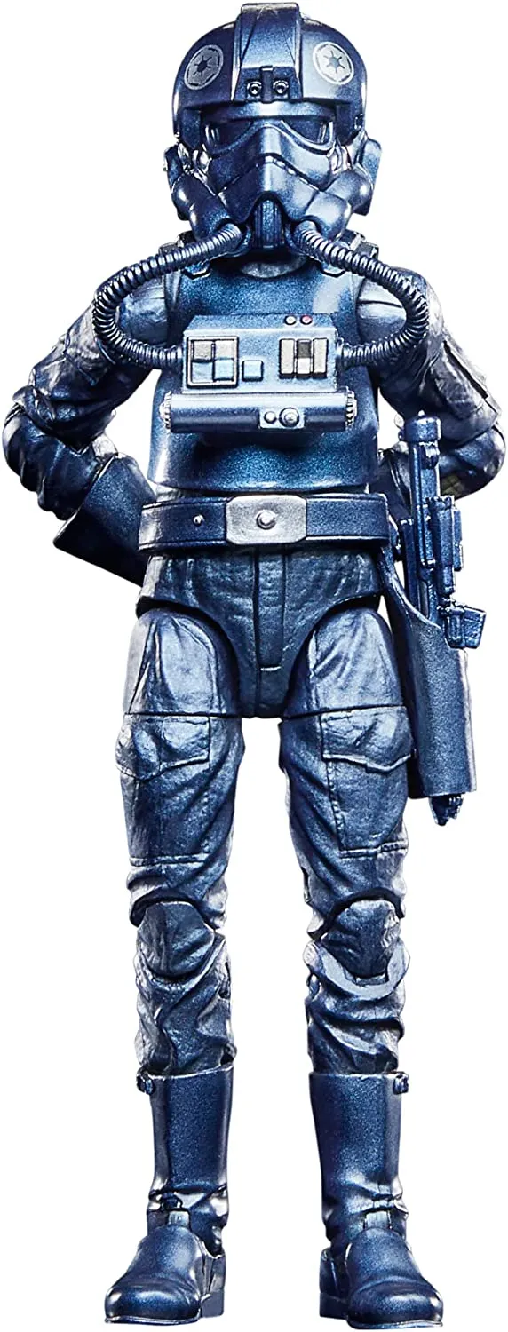 Hasbro Star Wars Black Series 40th Anniversary  Emperor's Royal Guard and Tie Fighter Pilot Carbonized F7011 3.75" 2-Pack Action Figure