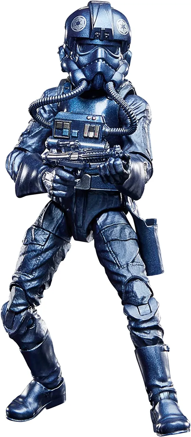 Hasbro Star Wars Black Series 40th Anniversary  Emperor's Royal Guard and Tie Fighter Pilot Carbonized F7011 3.75" 2-Pack Action Figure