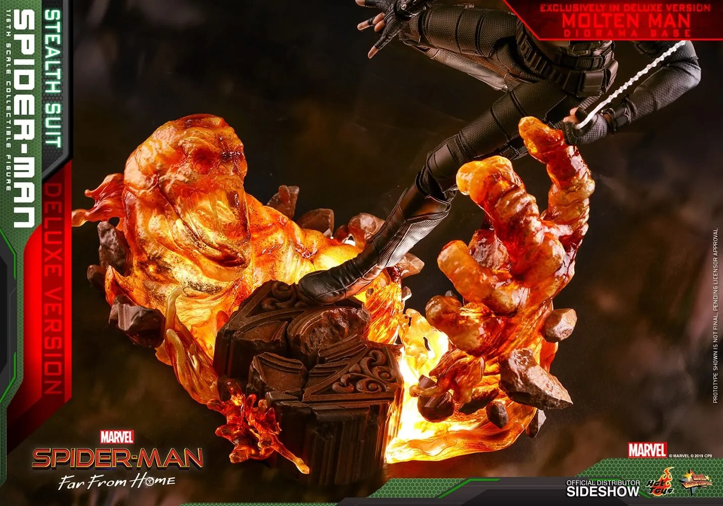 Hot Toys Movie Masterpiece 1/6 Scale Figure - Spider-Man (Stealth Suit) Deluxe Version