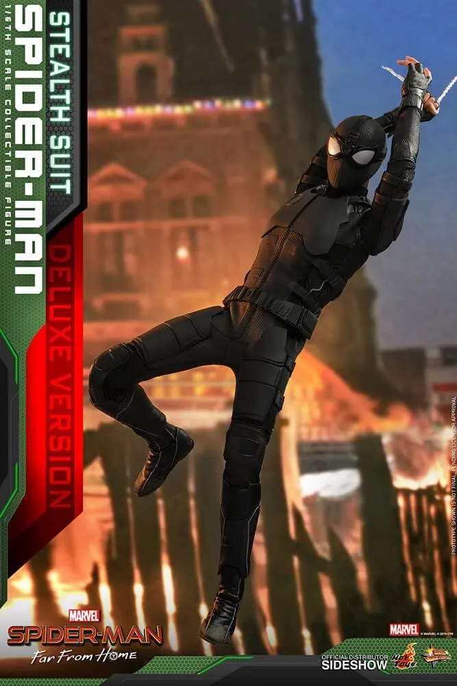 Hot Toys Movie Masterpiece 1/6 Scale Figure - Spider-Man (Stealth Suit) Deluxe Version