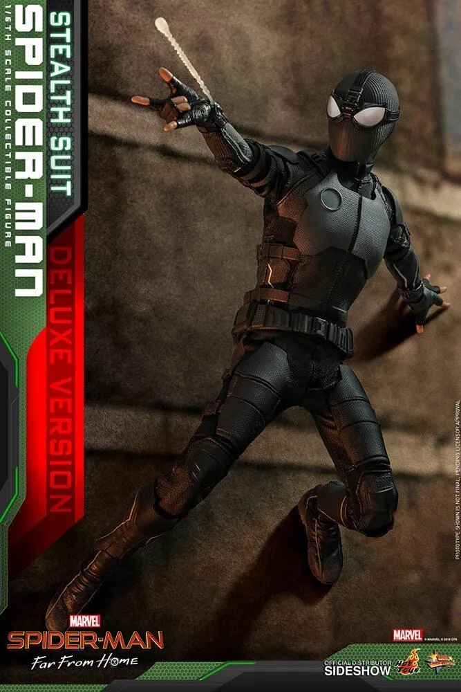 Hot Toys Movie Masterpiece 1/6 Scale Figure - Spider-Man (Stealth Suit) Deluxe Version