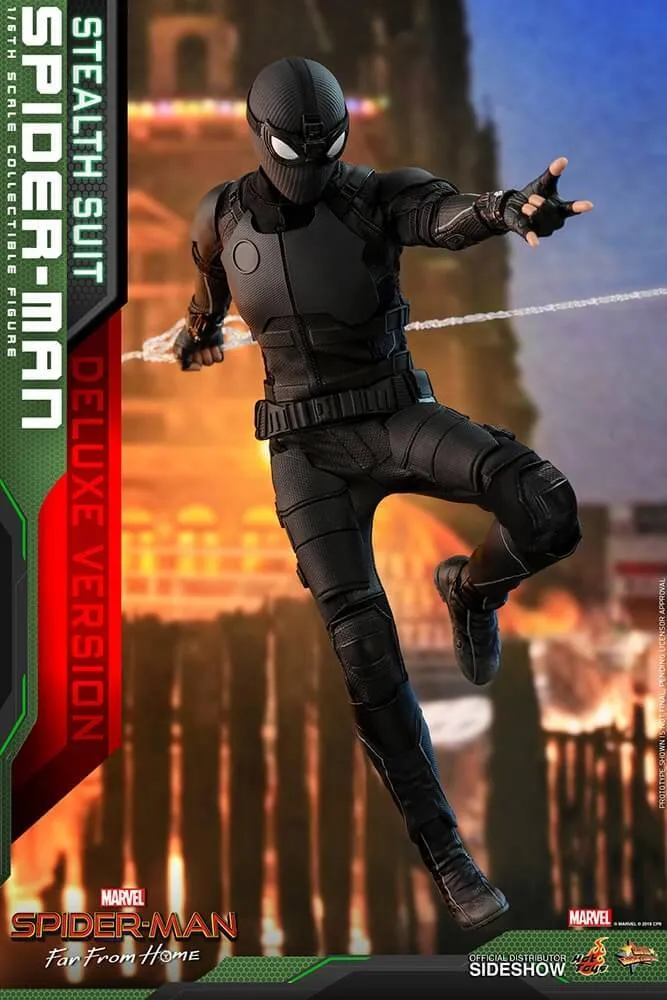 Hot Toys Movie Masterpiece 1/6 Scale Figure - Spider-Man (Stealth Suit) Deluxe Version