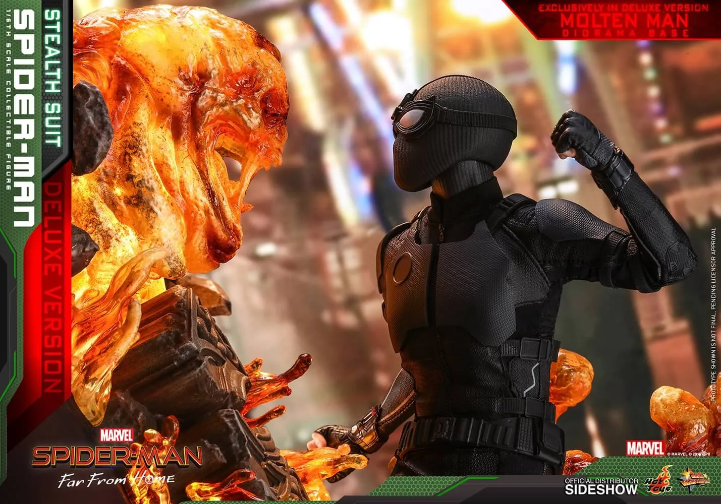 Hot Toys Movie Masterpiece 1/6 Scale Figure - Spider-Man (Stealth Suit) Deluxe Version