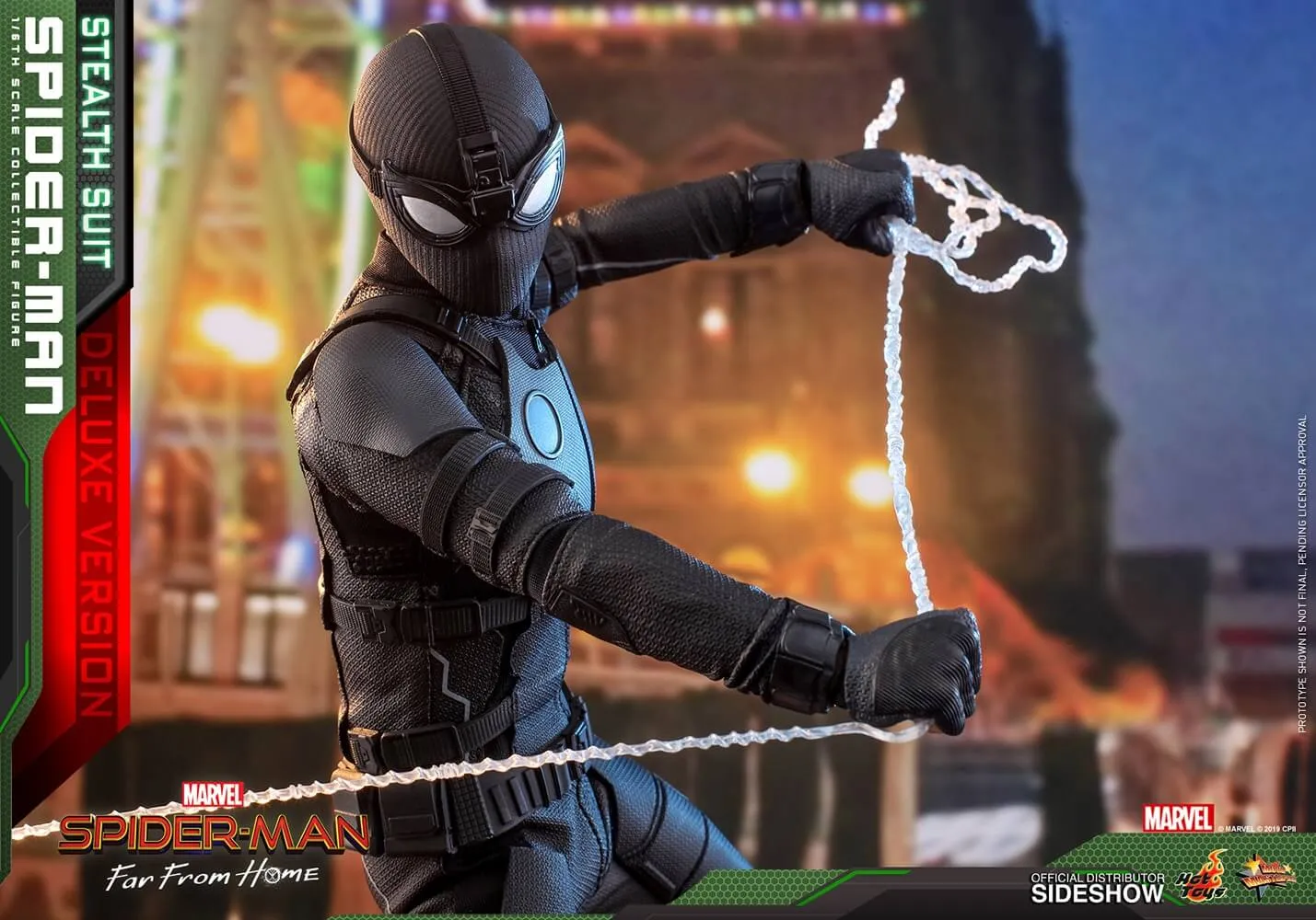 Hot Toys Movie Masterpiece 1/6 Scale Figure - Spider-Man (Stealth Suit) Deluxe Version