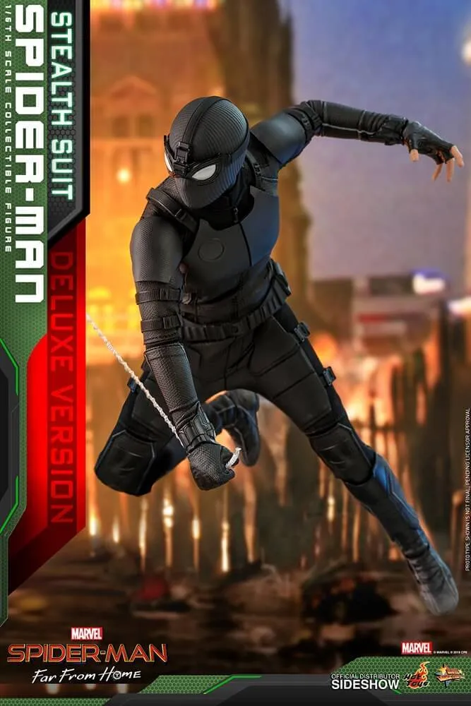 Hot Toys Movie Masterpiece 1/6 Scale Figure - Spider-Man (Stealth Suit) Deluxe Version