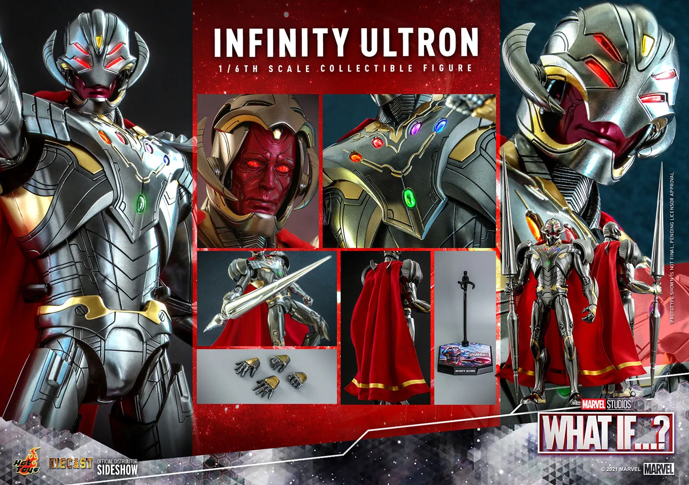 Hot Toys Sixth Scale Figure - Infinity Ultron (Marvel What If...?)
