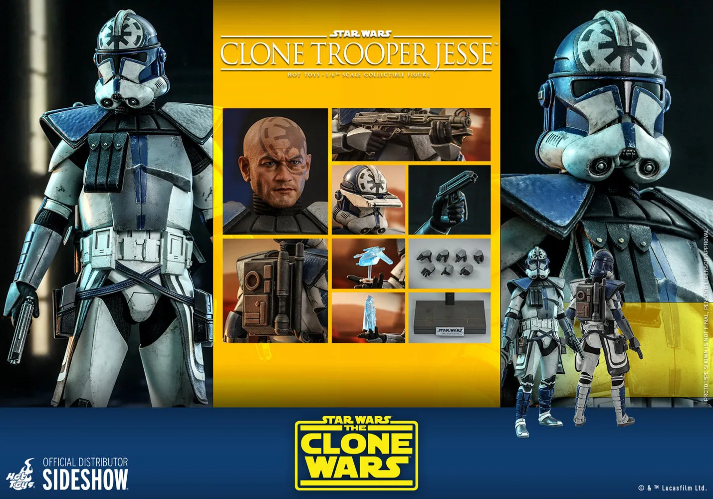 Hot Toys Television Masterpiece 1/6 Scale Figure - Clone Trooper Jesse (The Clone Wars)
