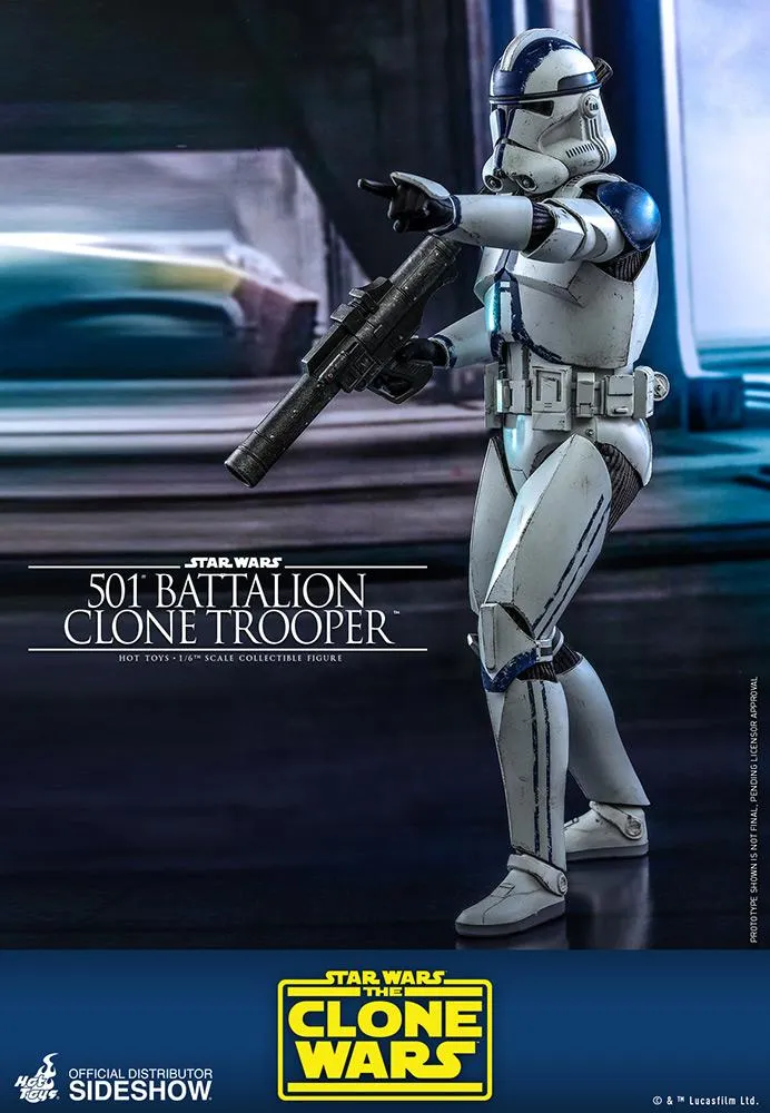 Hot Toys TV Masterpiece 1/6 Scale Figure - 501st Battalion Clone Trooper (The Clone Wars)