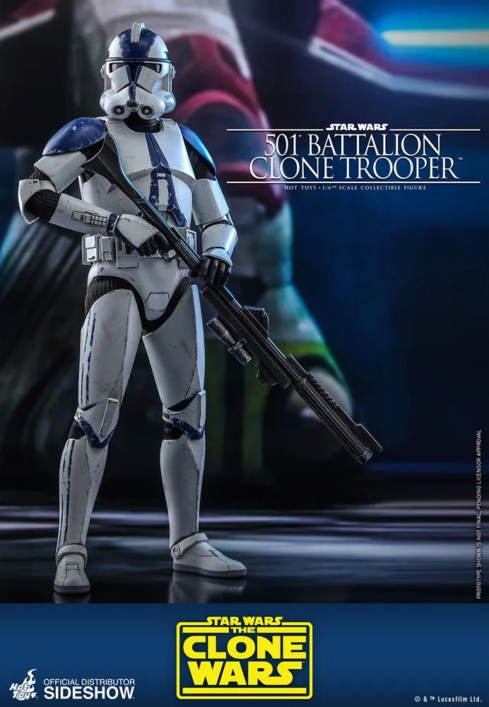 Hot Toys TV Masterpiece 1/6 Scale Figure - 501st Battalion Clone Trooper (The Clone Wars)