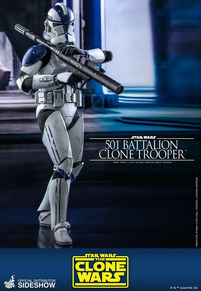 Hot Toys TV Masterpiece 1/6 Scale Figure - 501st Battalion Clone Trooper (The Clone Wars)