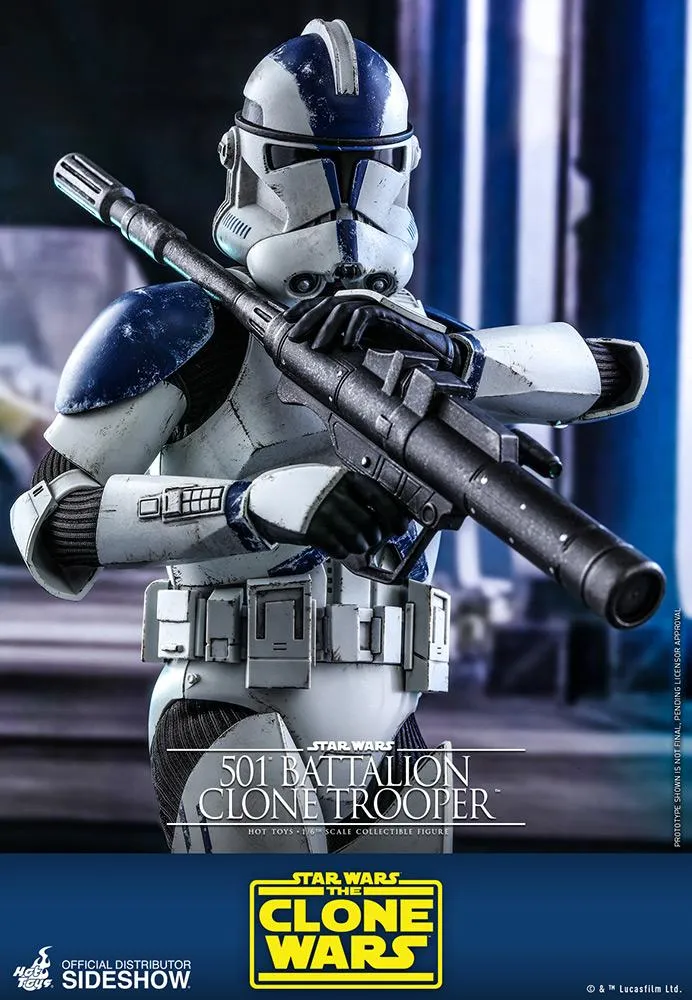 Hot Toys TV Masterpiece 1/6 Scale Figure - 501st Battalion Clone Trooper (The Clone Wars)