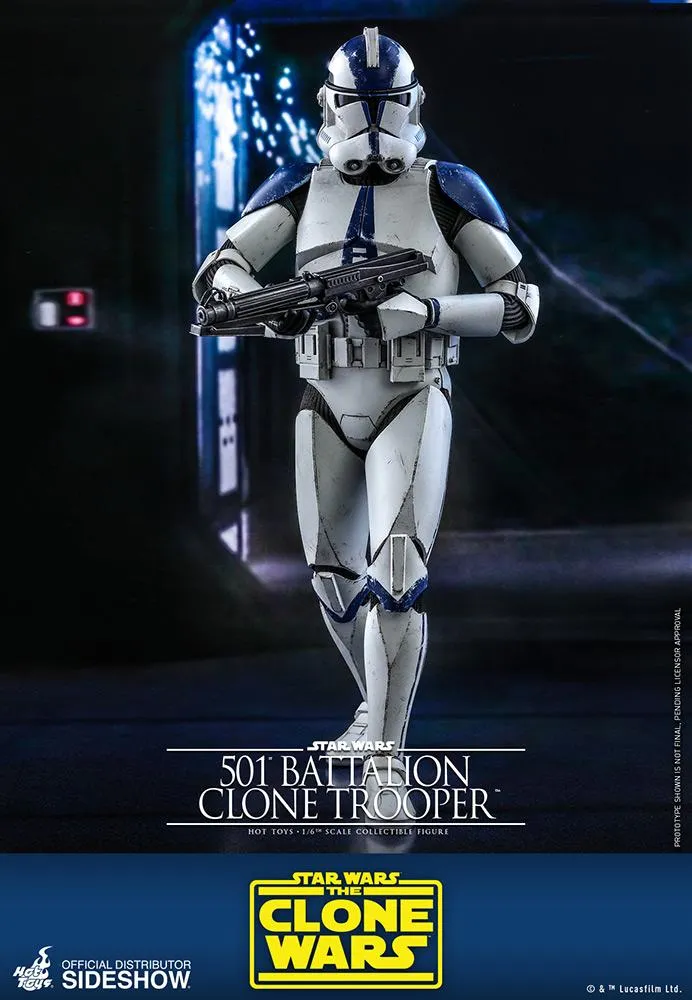 Hot Toys TV Masterpiece 1/6 Scale Figure - 501st Battalion Clone Trooper (The Clone Wars)