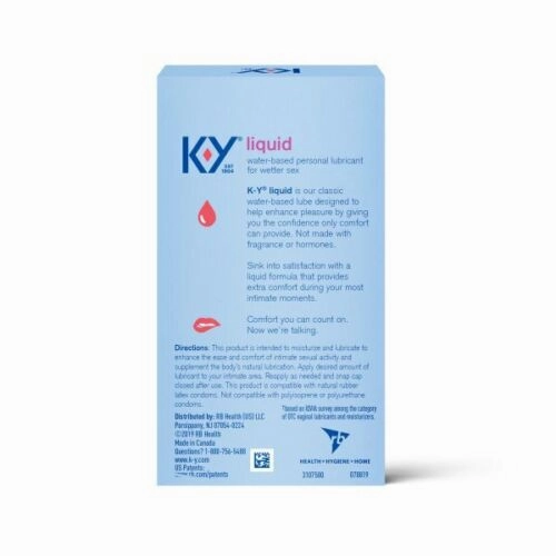 K-Y Personal Natural Liquid Lube - 2.5 oz