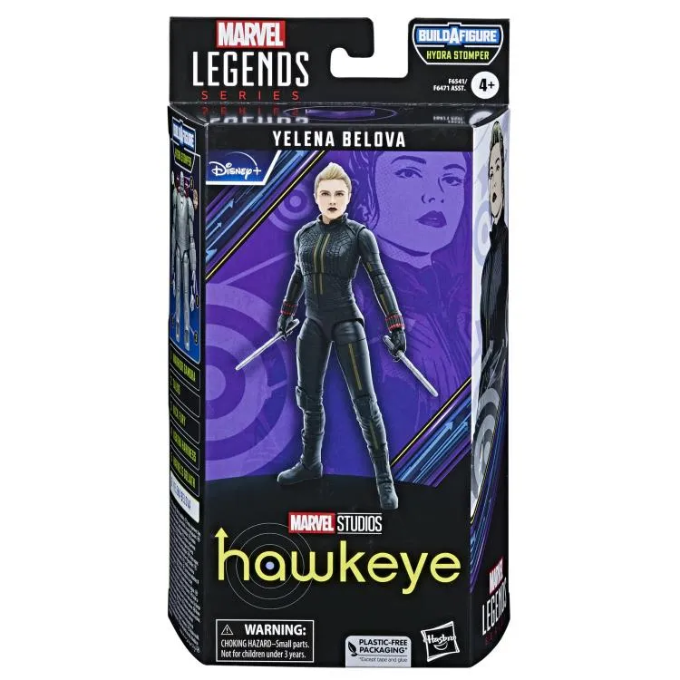 Marvel Legends Disney  Wave Hawkeye Yelena Belova (BAF Hydra Stomper) Action Figure