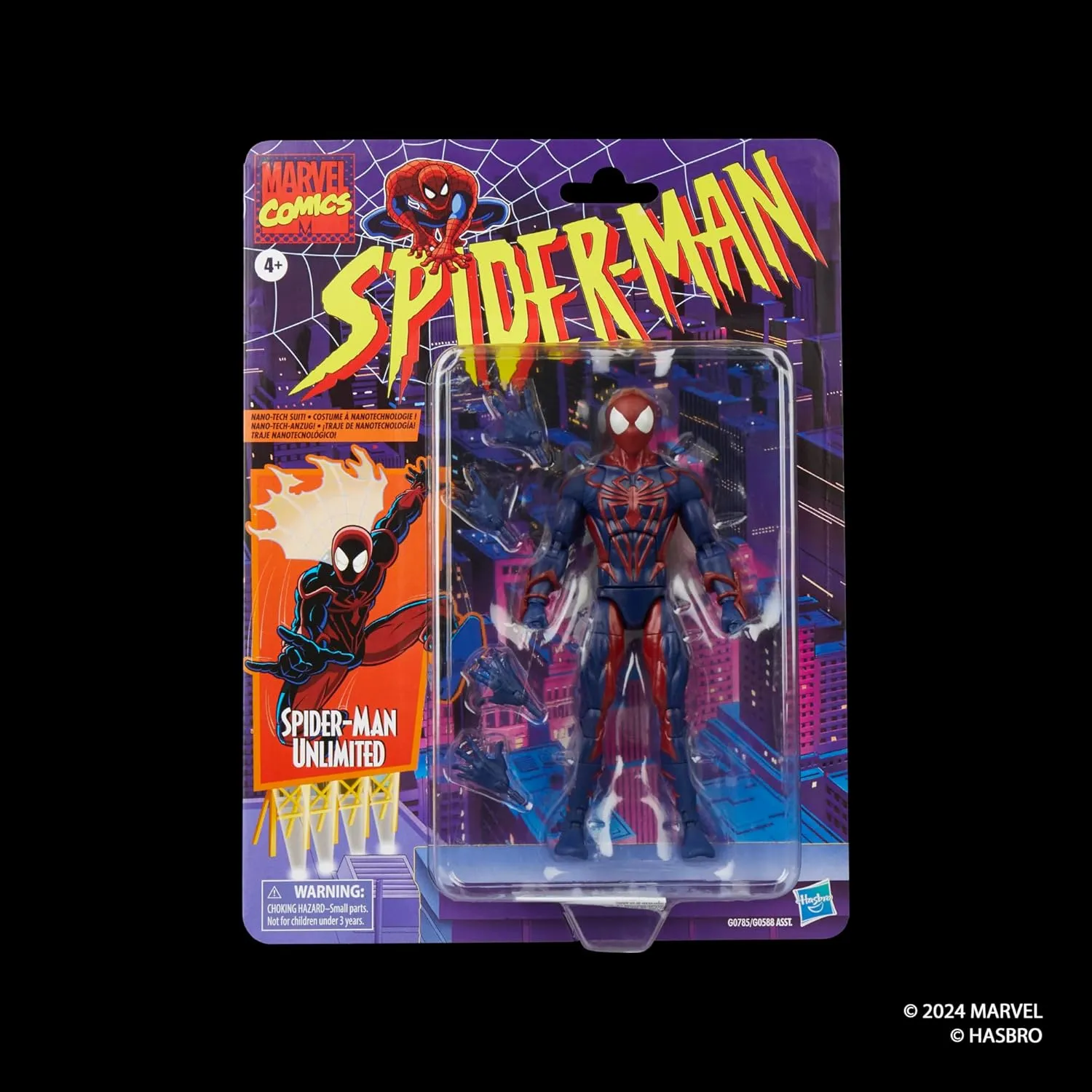 Marvel Legends Vintage Retro Series Spider-Man Unlimited Action Figure